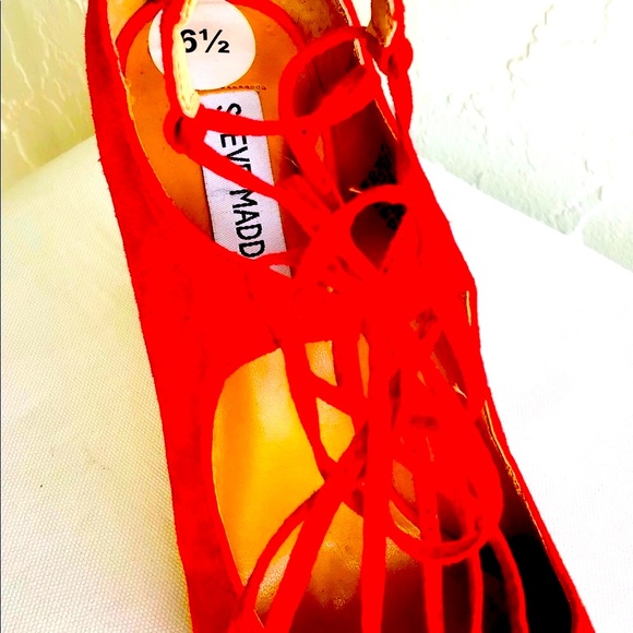 🎈OPEN TO REASONABLE OFFERS🎈Steve Madden Red Stilettos - Picture 11 of 14